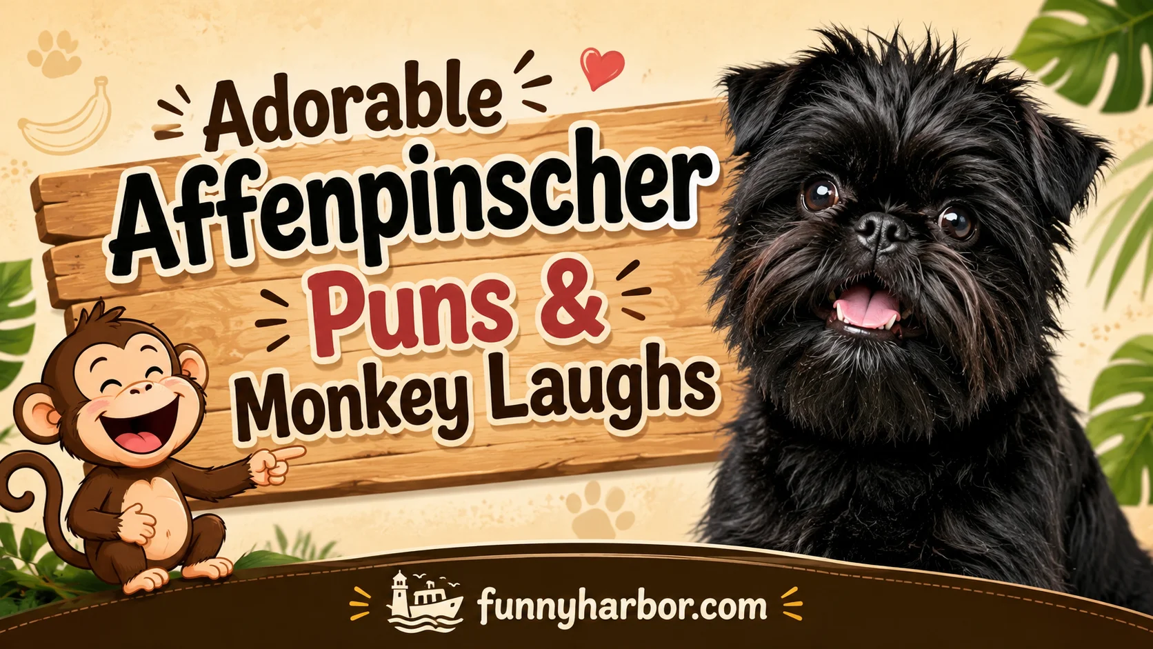 Adorable Affenpinscher Puns & Monkey Laughs
