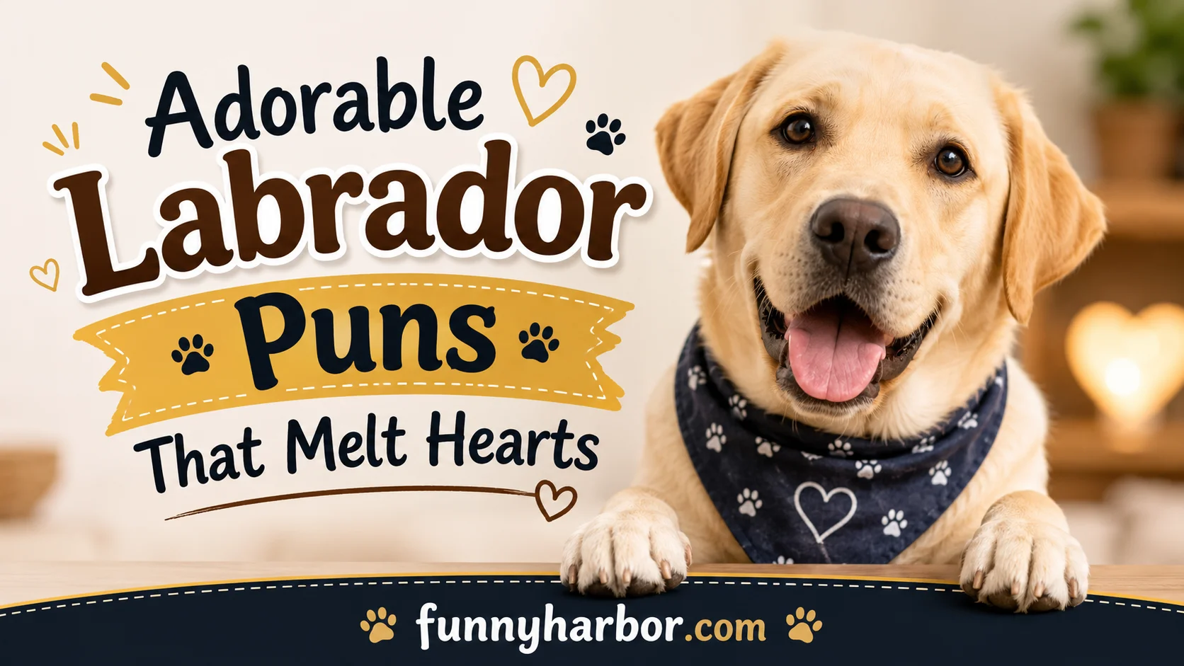 Adorable Labrador Puns That Melt Hearts