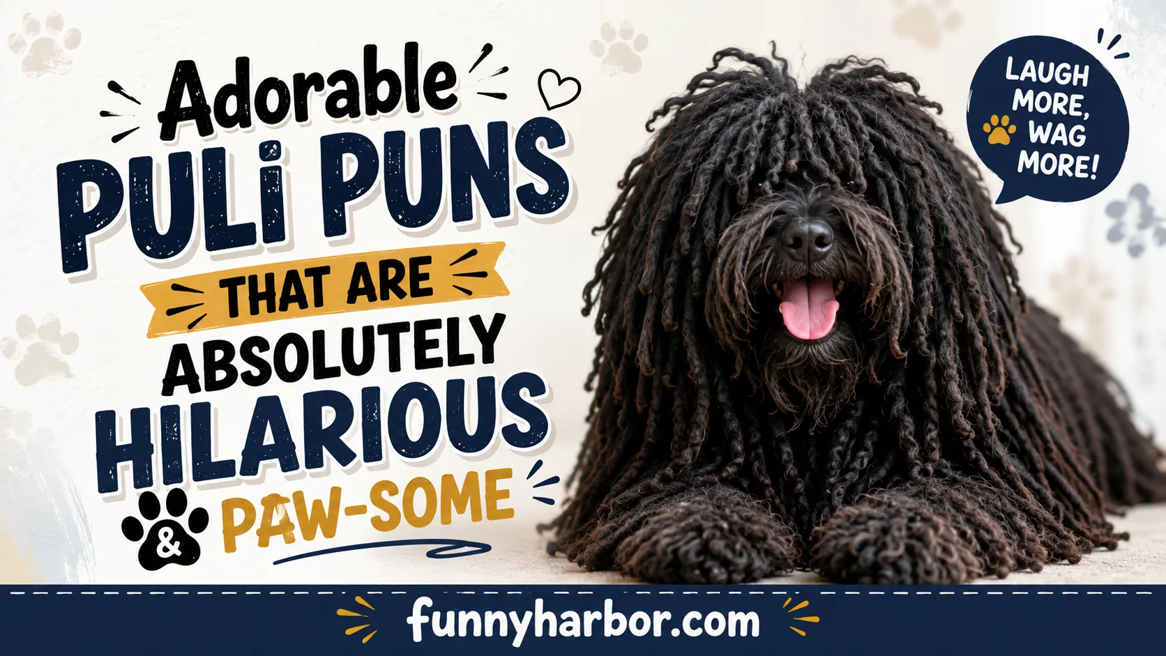 Adorable Puli Puns That Are Absolutely Hilarious & Paw-some