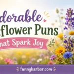 Adorable Wildflower Puns That Spark Joy