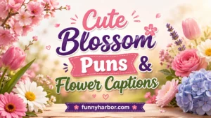 Cute Blossom Puns & Flower Captions