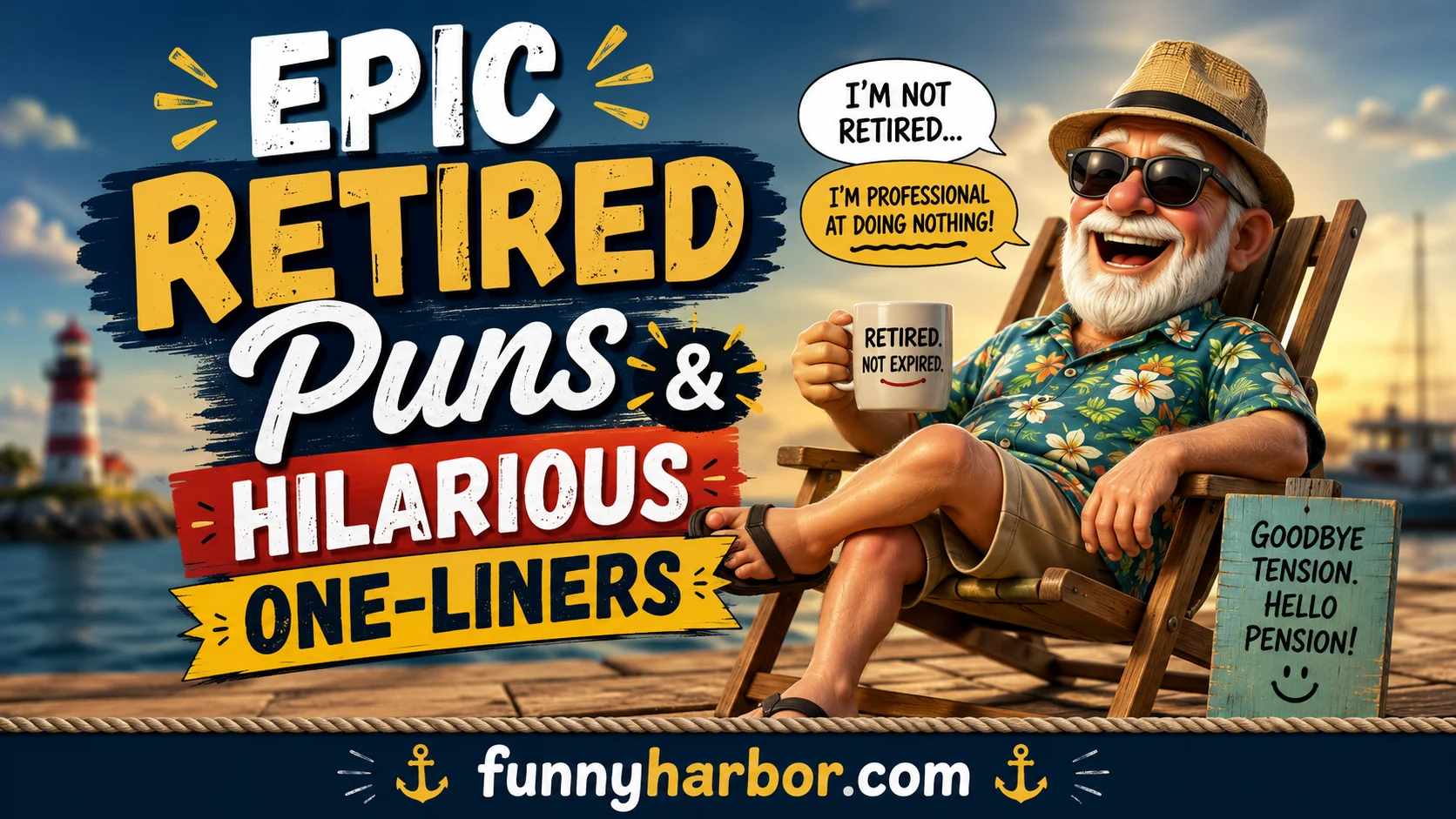 Epic Retired Puns & Hilarious One-Liners