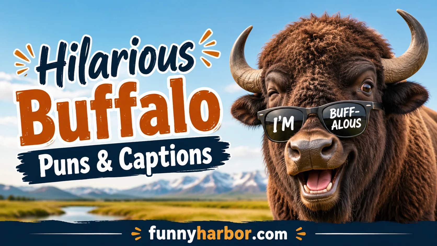 Hilarious Buffalo Puns & Captions
