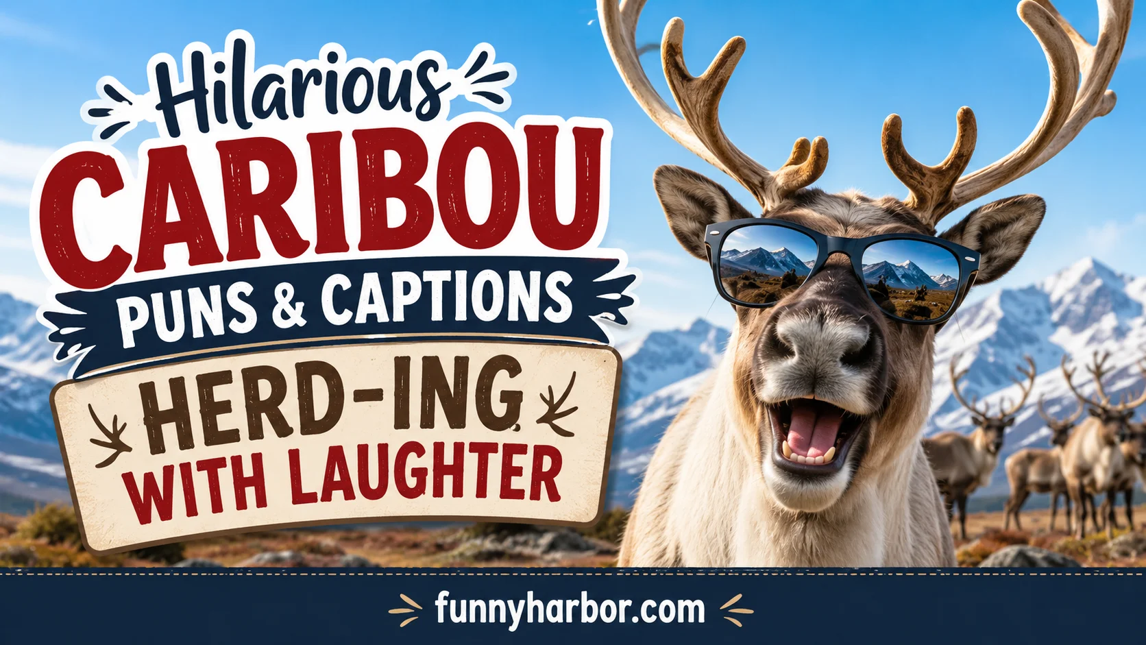 Hilarious Caribou Puns & Captions Herd-ing with Laughter