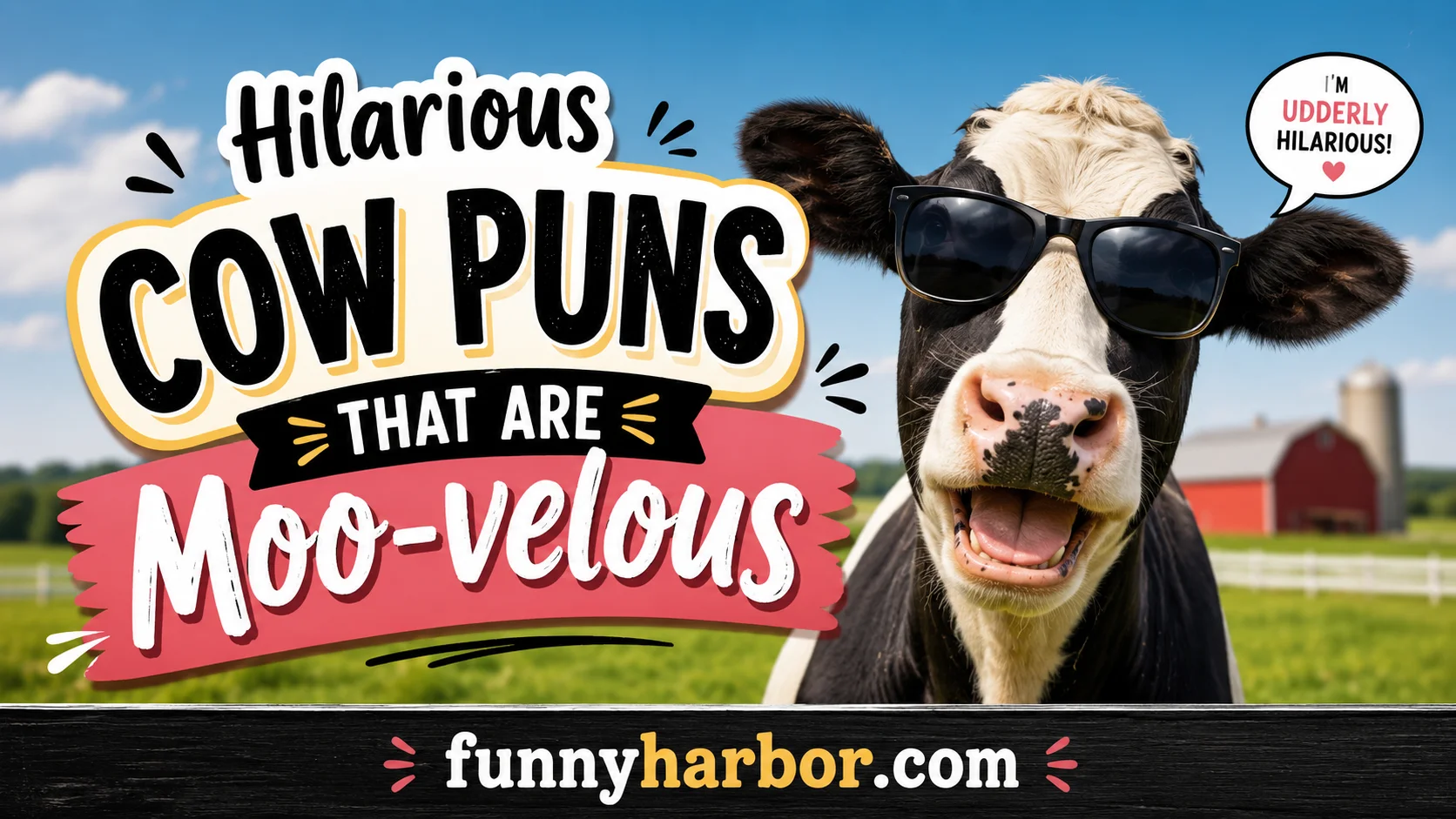 Hilarious Cow Puns That Are Moo-velous