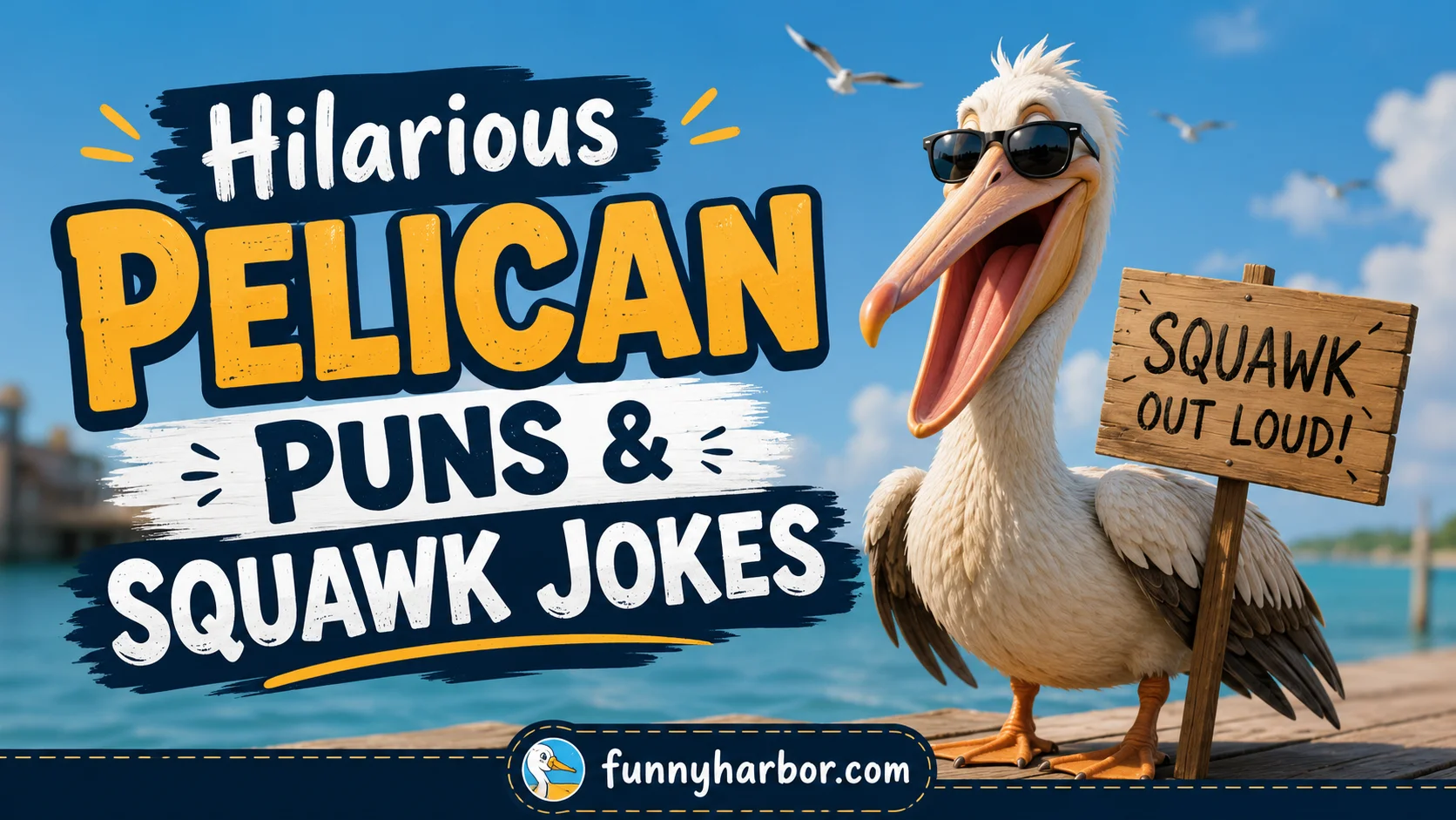 Hilarious Pelican Puns & Squawk Jokes