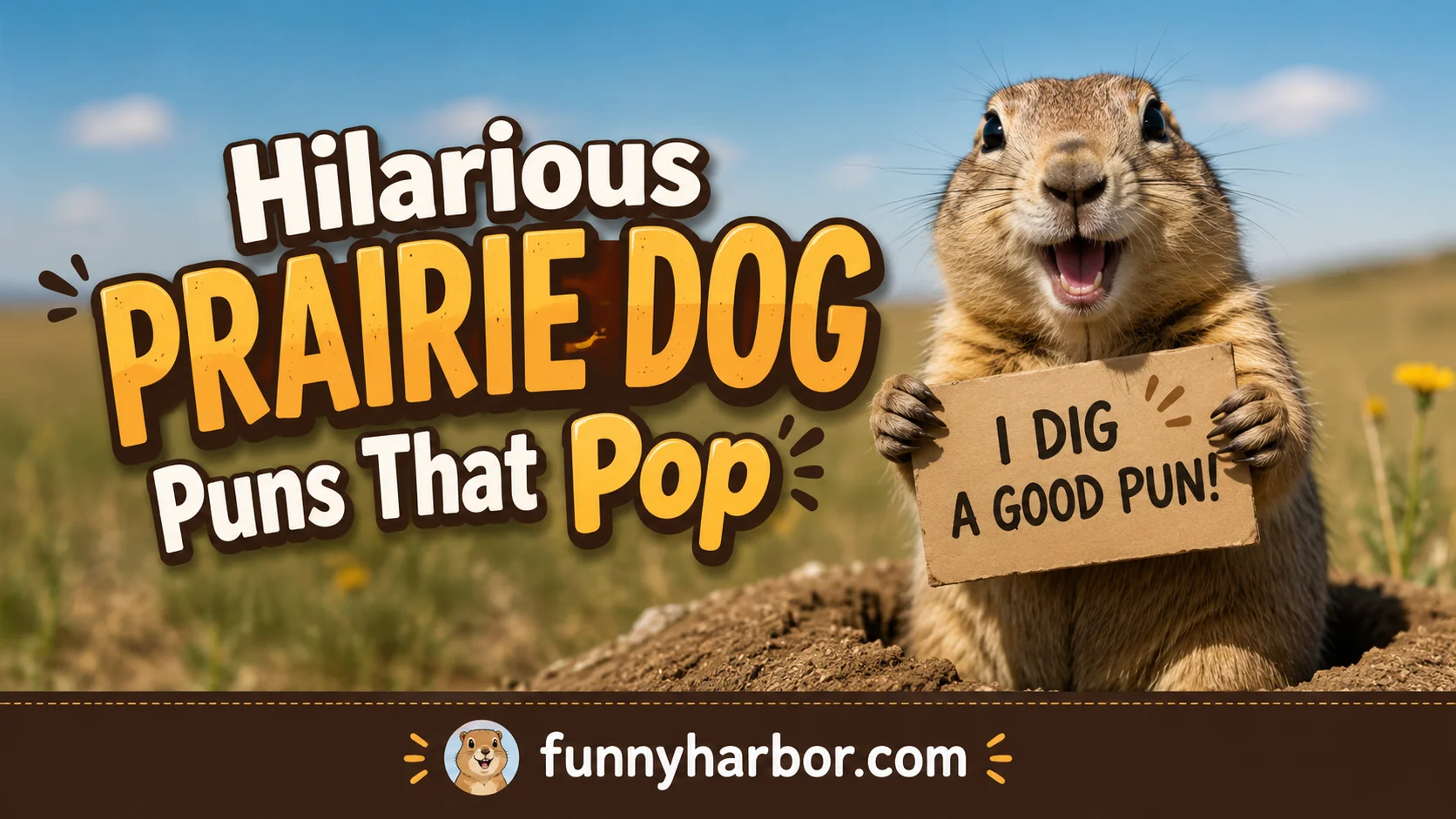 Hilarious Prairie Dog Puns That Pop