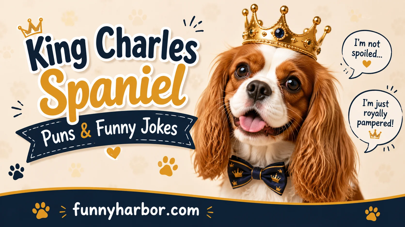 King Charles Spaniel Puns & Funny Jokes